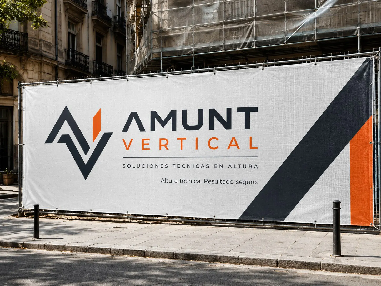 Site banner featuring the Amunt Vertical visual identity