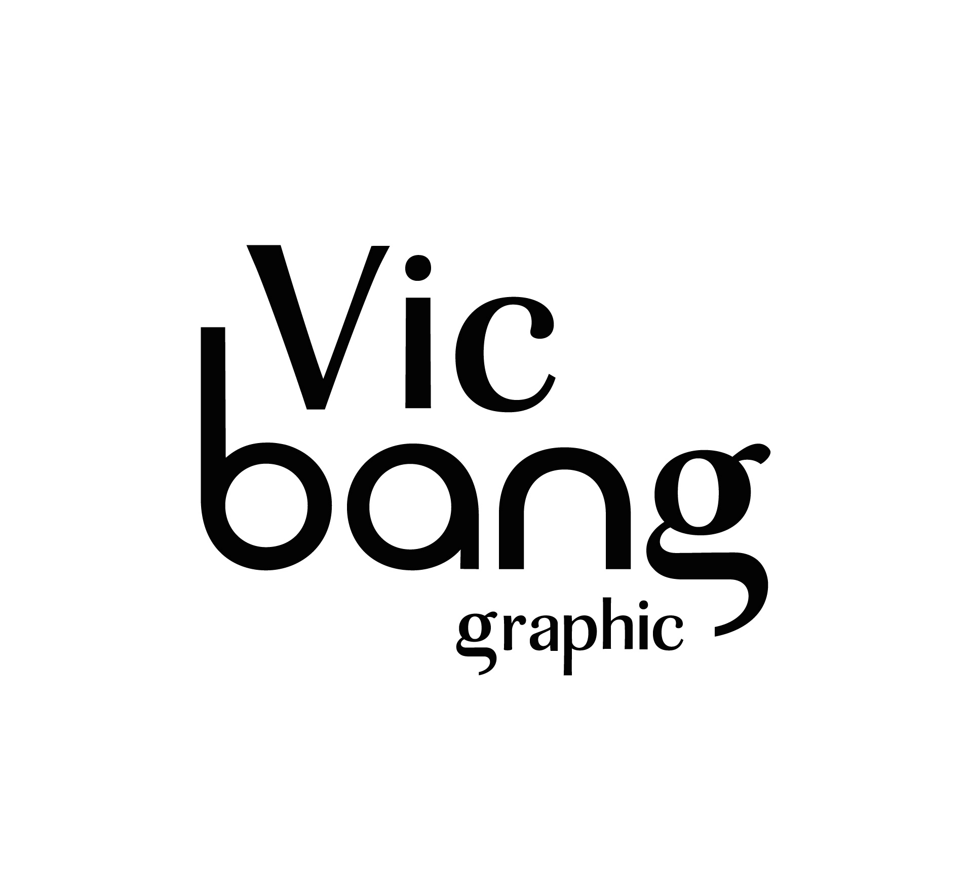 Editorial presentation of the Vic Bang Graphic identity